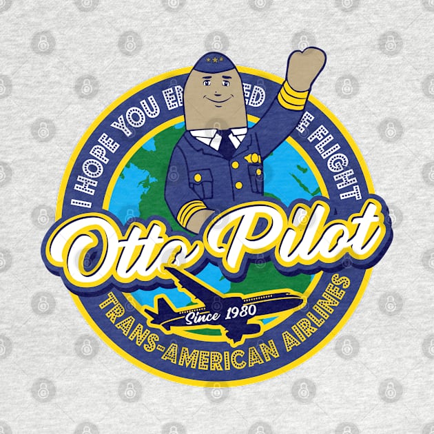 Otto Pilot Airplane Pilot by Alema Art